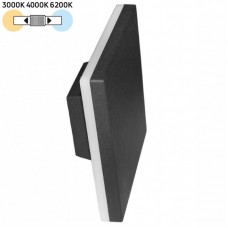 Φωτιστικό Απλίκα LED 10W 230V 1000lm CCT Αλουμινίου Μαύρο IP54 9-8101`